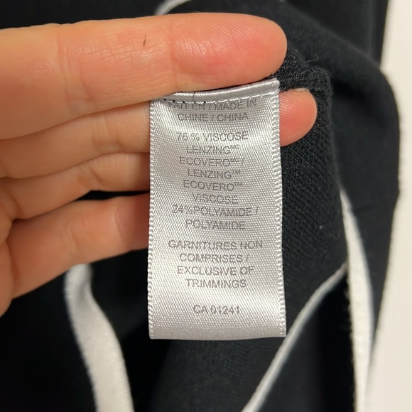 Simons contemporaine black white contrast cardigan sz m medium preloved - Picture 4 of 4